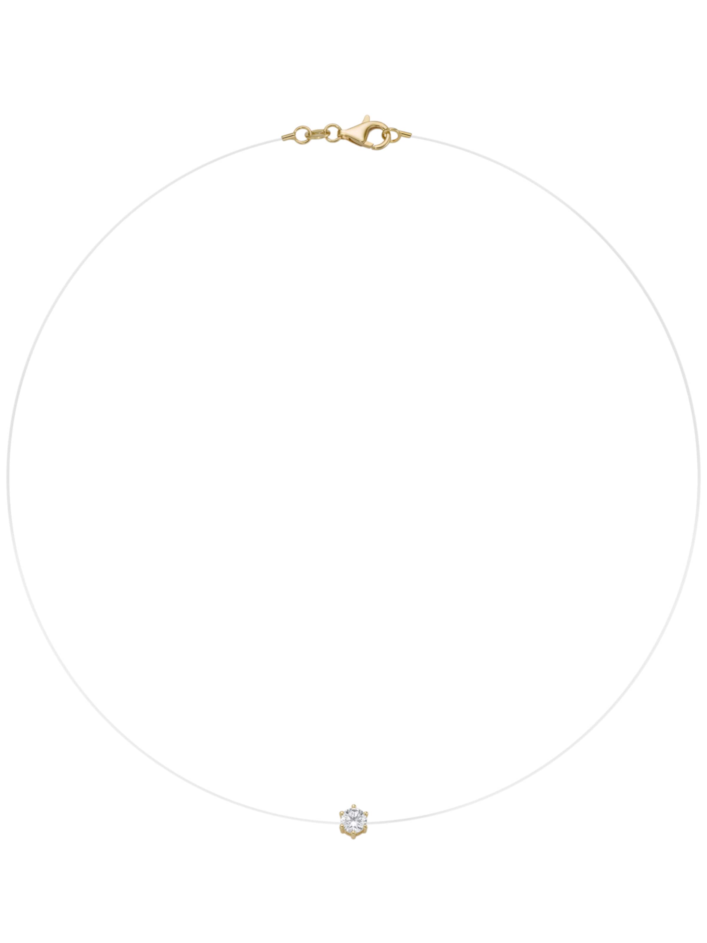 Smart Jewel Colar em 45 em ouro / transparente, Vista do artigo