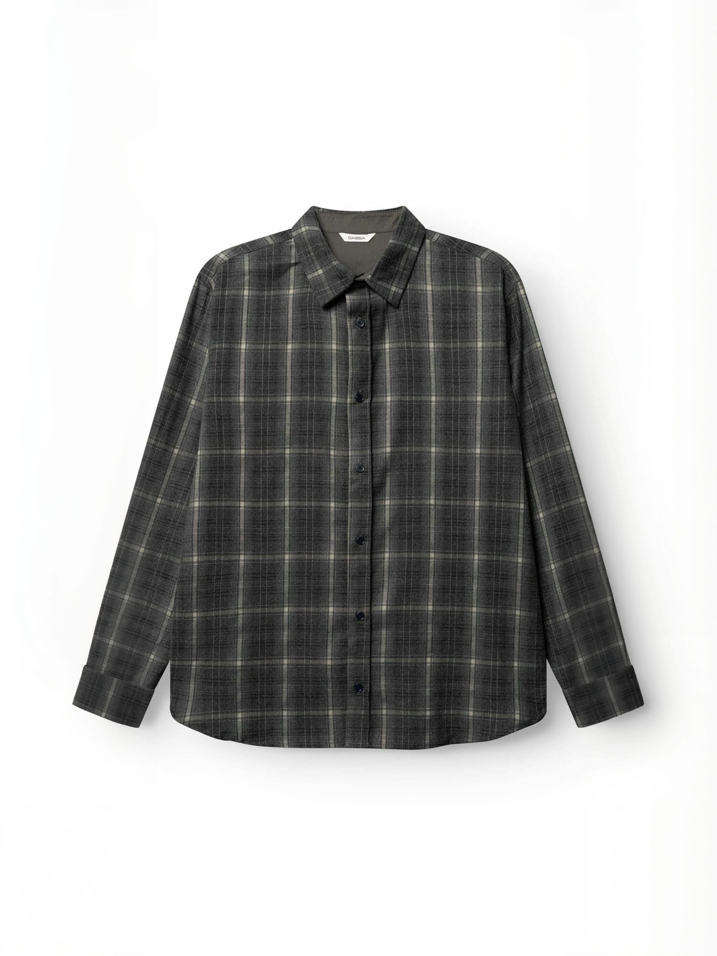 GABBA Regular Fit Shirt ' sven ' in Grau: Vorderseite