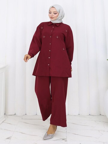 MODAMIHRAM Tunic in Red