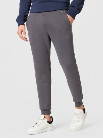 HOLLISTER - Tapered Pantalón en gris: frente