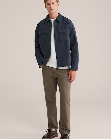 Regular fit Cămașă de la WE Fashion pe albastru