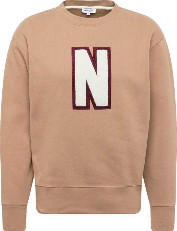 NORSE PROJECTS Sweatshirt 'Arne' in Dunkelbeige RN8563 NORSE PROJECTS Sweatshirt 'Arne' in Dunkelbeige RN8563