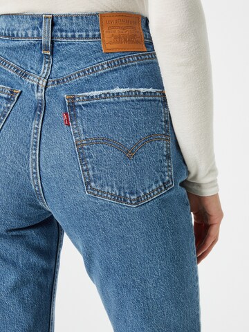 LEVI'S ® Regular Jeans '70s High Slim Straight' i blå