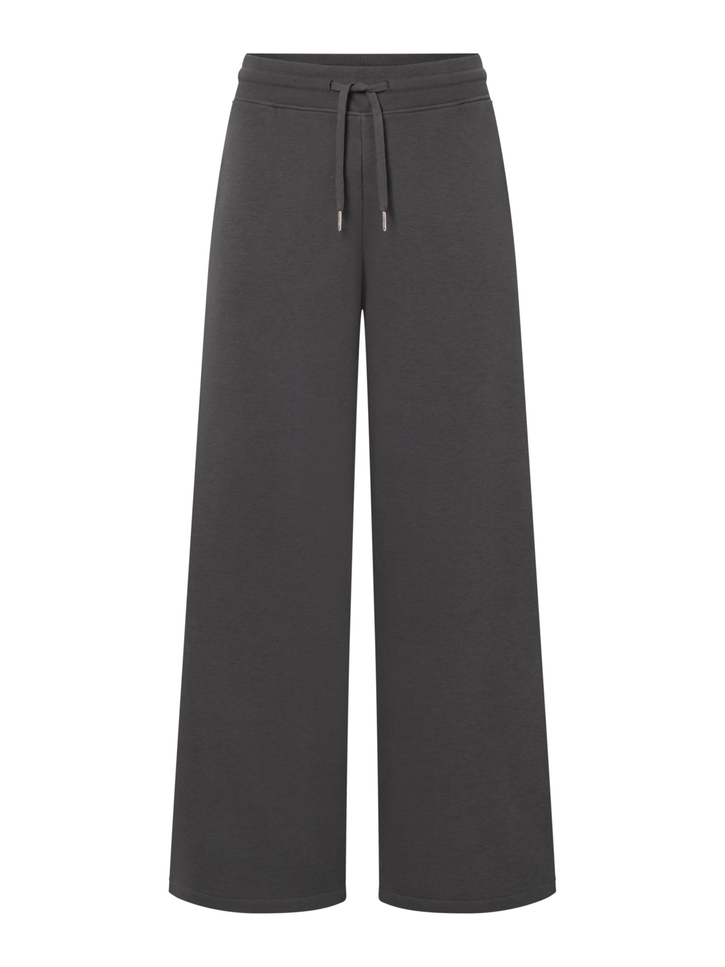 Antargo Wide Leg Hose 'Alba'‌ in Grau: Vorderseite