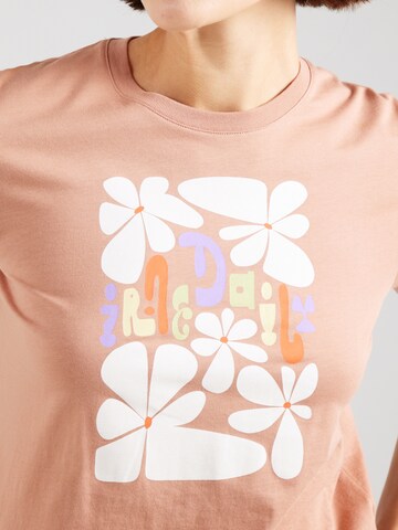 Maglietta 'De La Fleur' di Iriedaily in arancione
