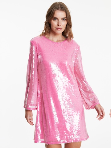 Robe de soirée 'Wacary' Ana Alcazar en rose : devant