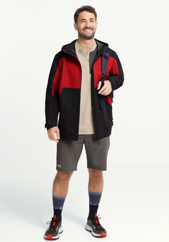 JACK WOLFSKIN Outdoor jacket in Red