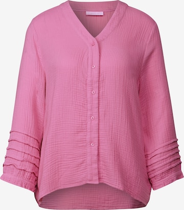 Street One Studio Blouse in Pink: front