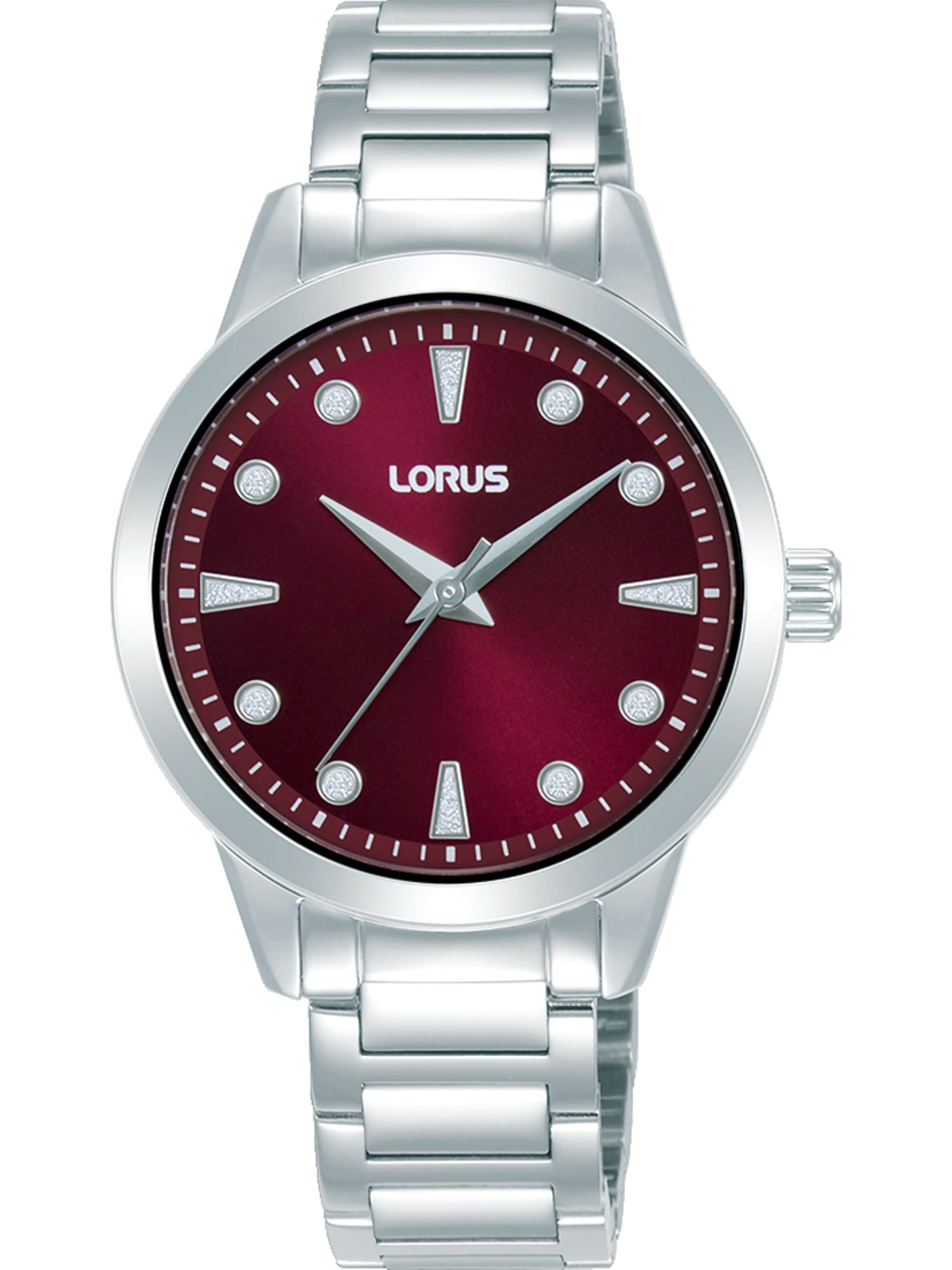 LORUS Uhr in Rot: Vorderseite