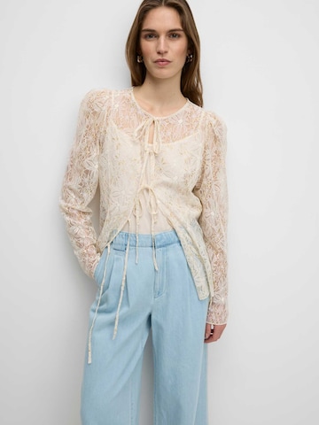 Wide leg Jeans di Marks & Spencer in blu