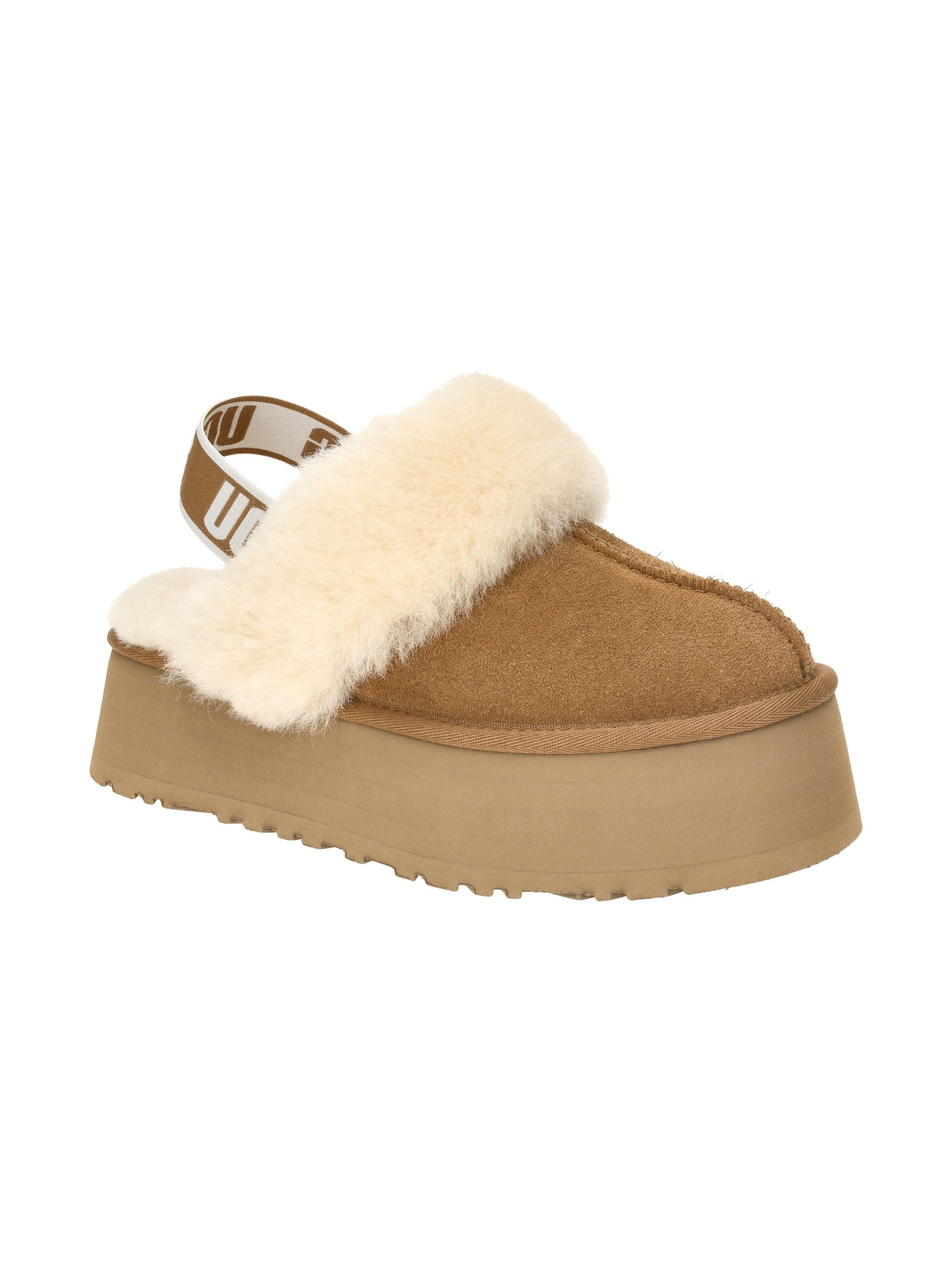 UGG Pantolette 'UGG FUNKETTE Plateau Schuhe braun chestnut 1113474'‌‌‌‌‌‌‌‌‌‌ in Braun: Vorderseite