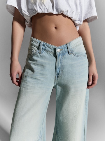 Bershka Baggy Farmer - kék