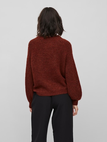 VILA Sweater 'Jamina' in Red