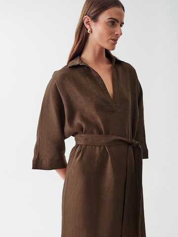 Robe-chemise 'DOM' Calli en marron