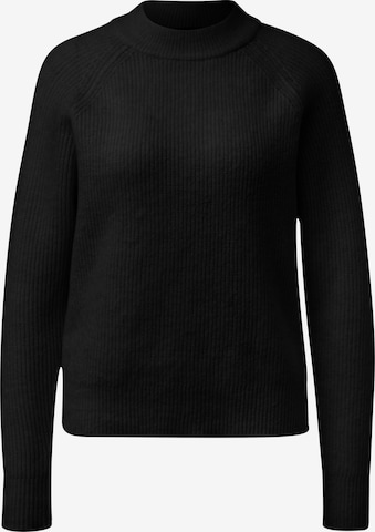 melns QS Džemperis: no priekšpuses