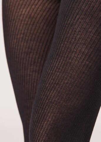 CALZEDONIA Strumpfhose 'thermo' in Schwarz
