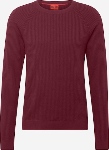 HUGO Red Sweater 'Sribon' in Brown: front