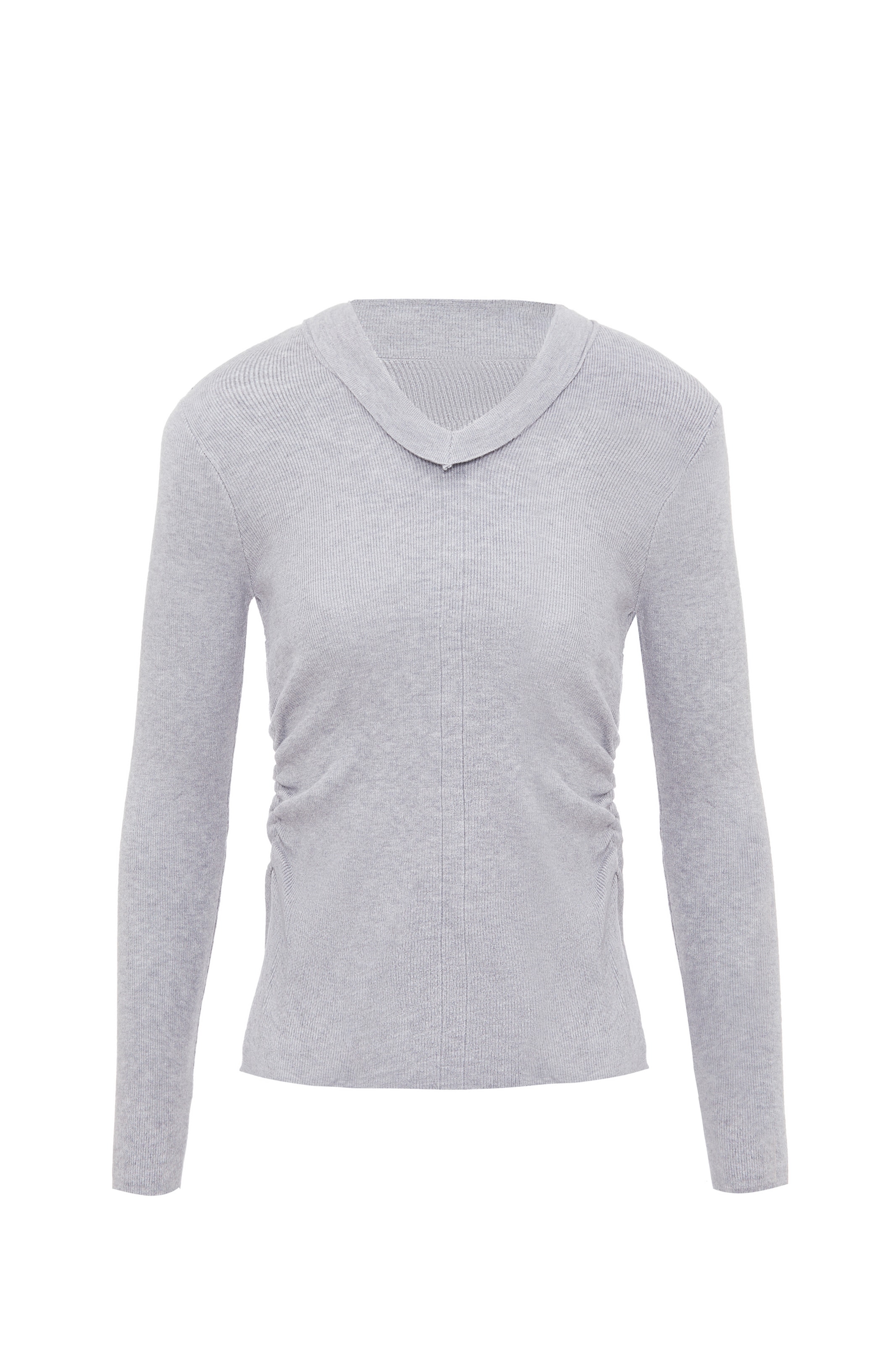 leo selection Pullover in Grau: Vorderseite