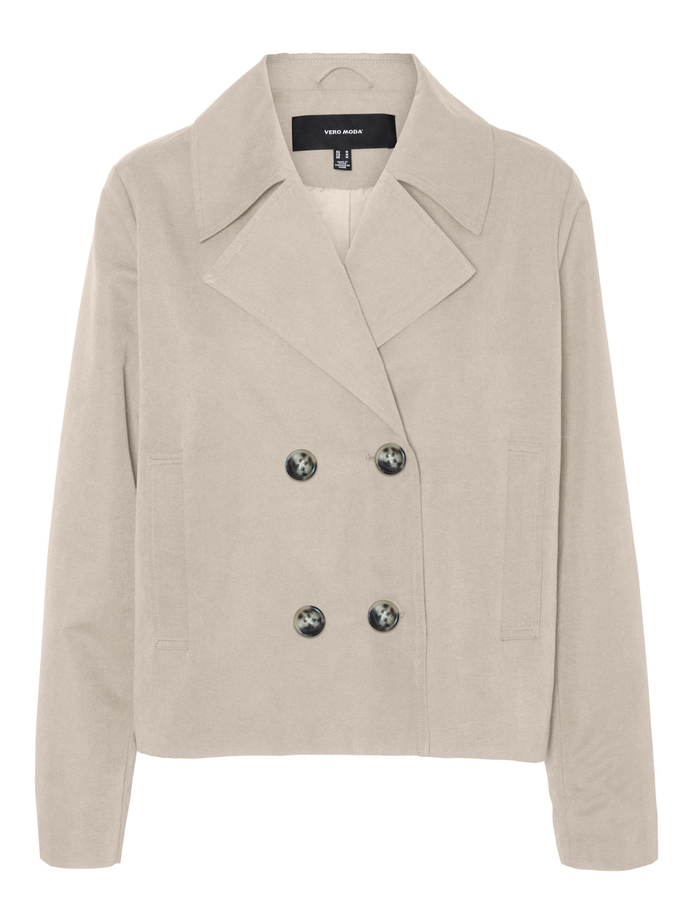 Manteau mi-saison 'VMCHLOEMIA' VERO MODA en beige : devant