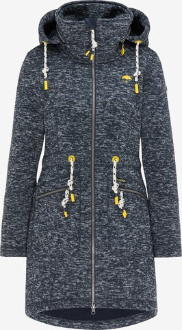 Schmuddelwedda Fleece Jacket in Blue: front