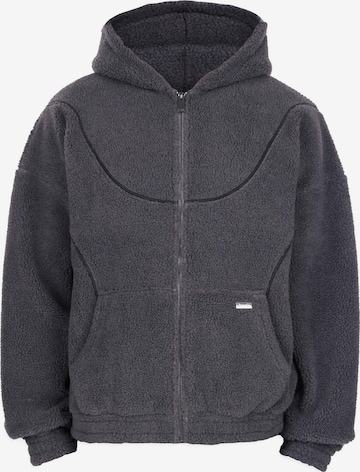 Veste de survêtement Dropsize en gris : devant