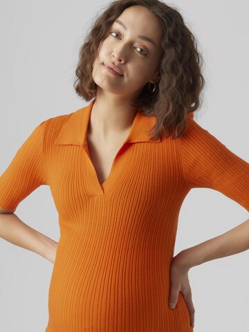 Vero Moda MaternityPletena haljina - narančasta boja
