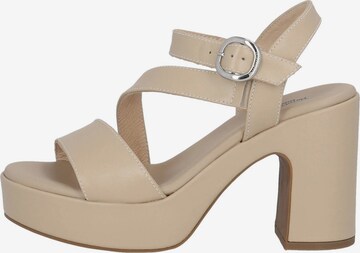 Nero Giardini Sandalen met riem in Beige