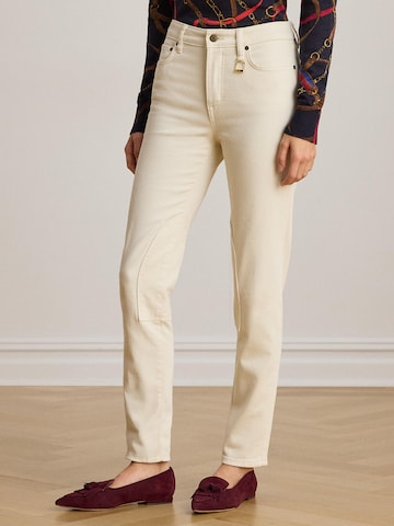 Lauren Ralph Lauren Regular Jeans in Beige: voorkant