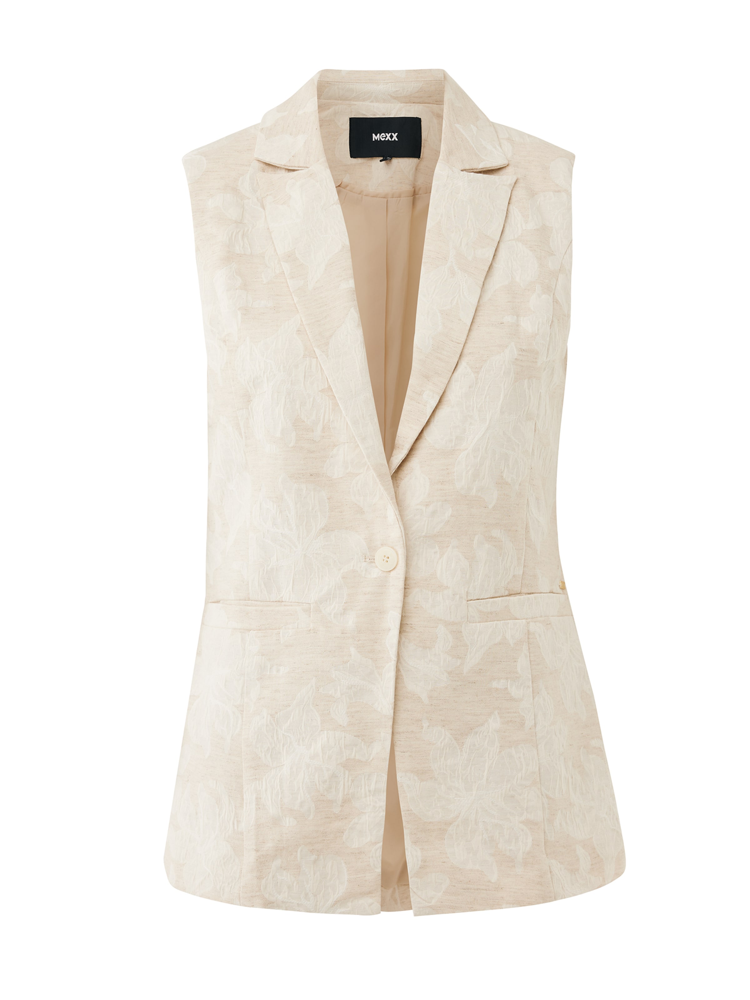 MEXX Kostymväst i beige: framsida