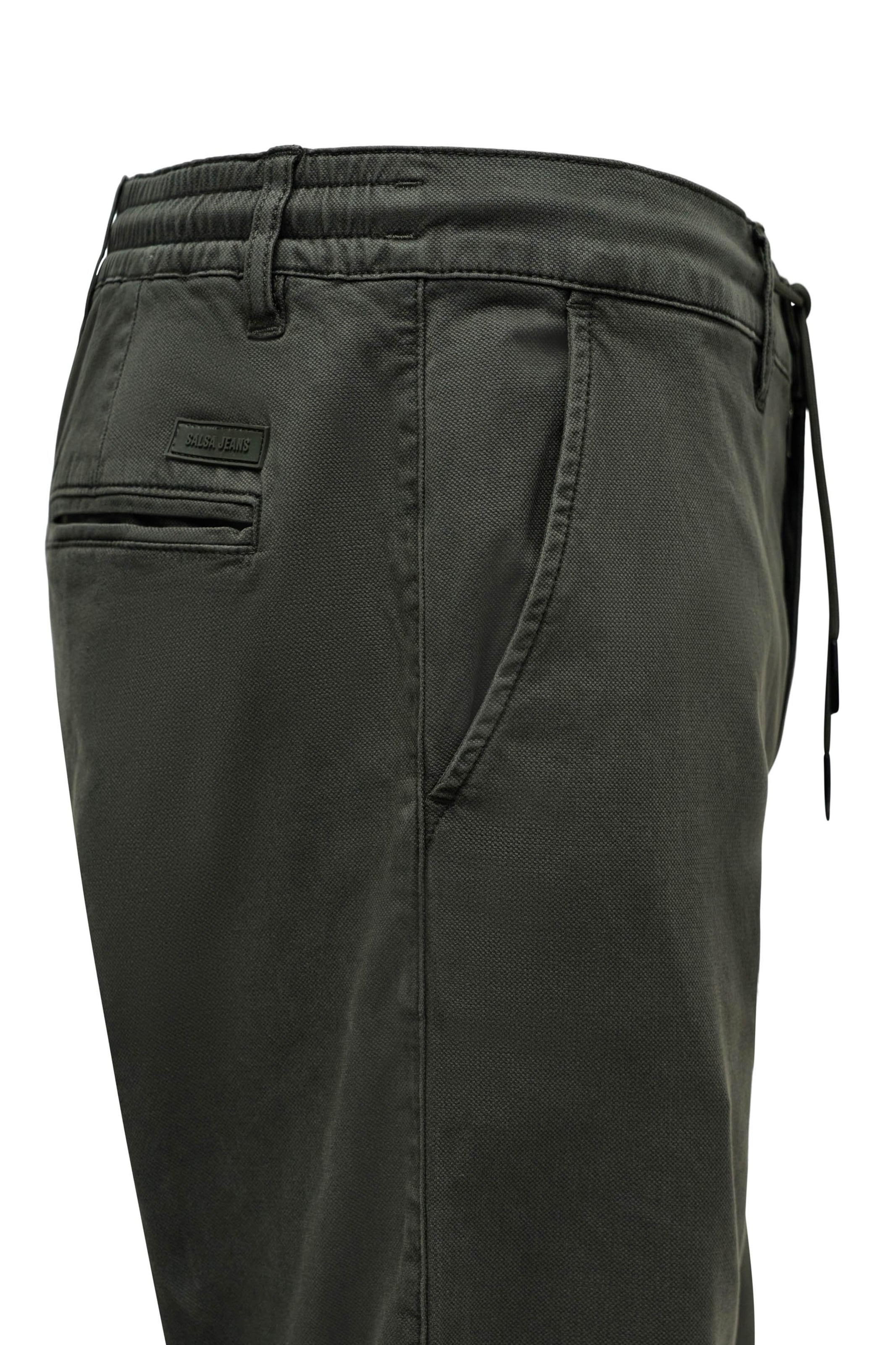 Salsa Jeans Regular Broek in Groen