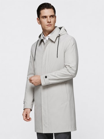 ALLTHEMEN Between-Seasons Coat 'Hülle' in Grey