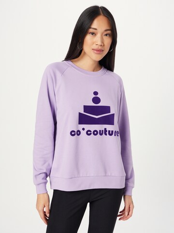 co'couture Sweatshirt i lilla: forside