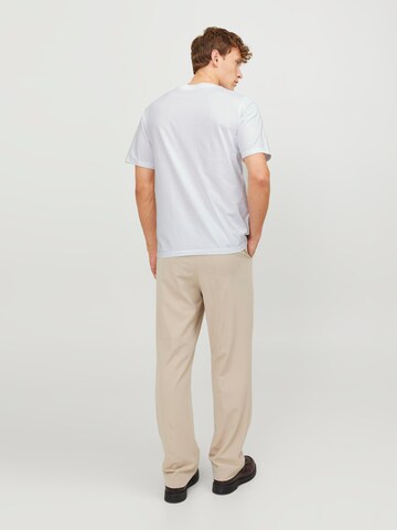 Tricou 'LAKEWOOD' de la JACK & JONES pe alb