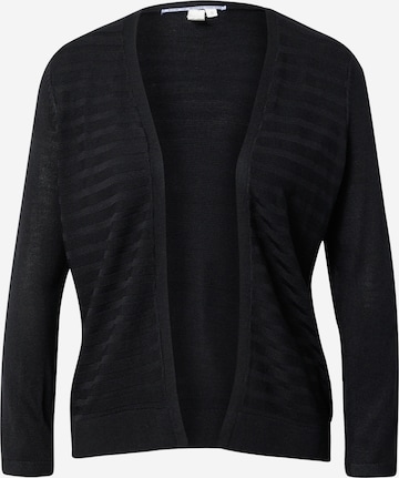 QS Knit Cardigan in Black: front