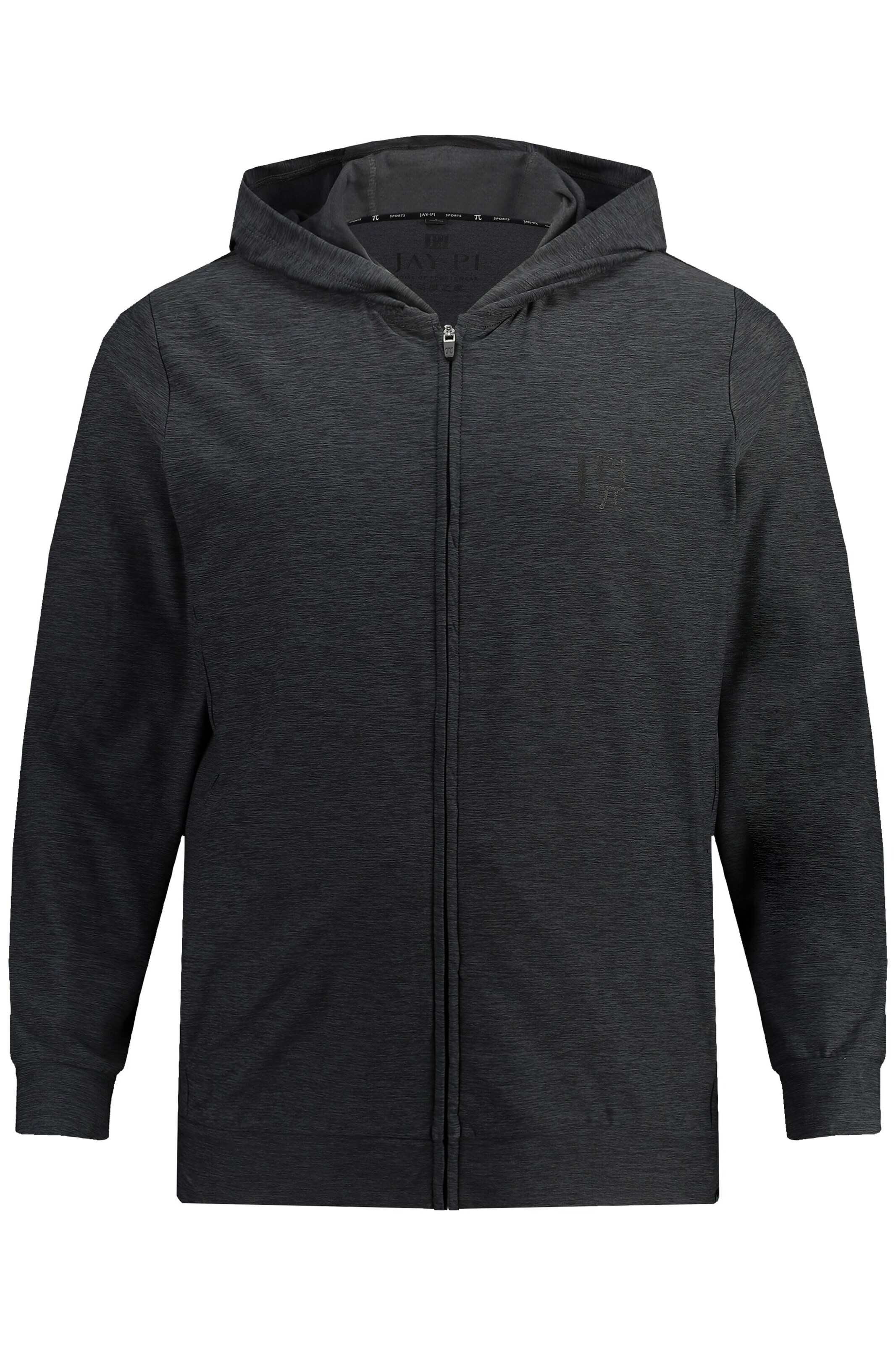 Veste de survêtement JAY-PI en gris : devant