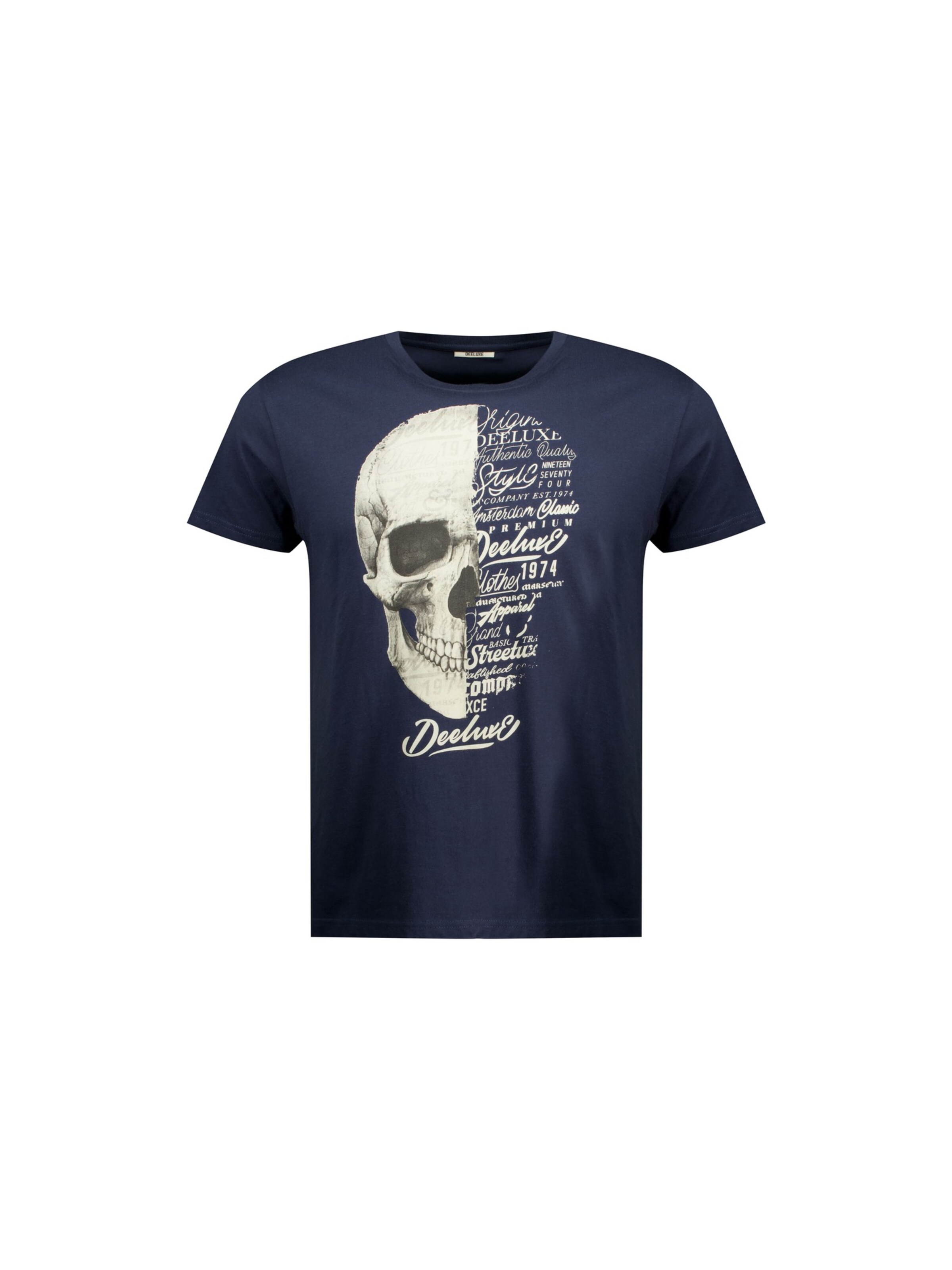 T-Shirt 'VEGAS' Deeluxe en bleu : devant