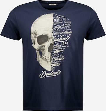 T-Shirt 'VEGAS' Deeluxe en bleu : devant