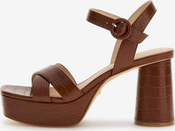 GUESS Sandals 'Milano' in Brown: front