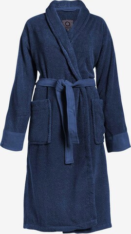 ESSENZA Long Bathrobe in Blue: front