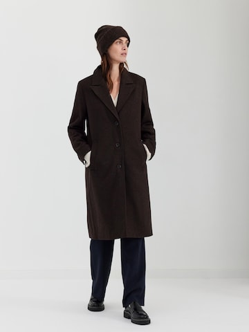 SELECTED FEMME Between-Seasons Coat 'Alma' in Brown