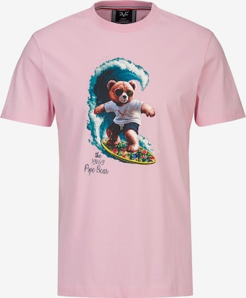 19V69 ITALIA Shirt 'Rafael Pipe' in Roze: voorkant