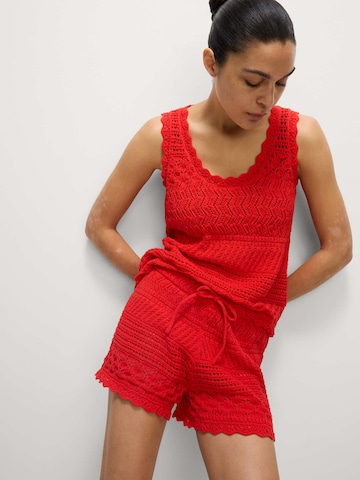 Regular Pantalon Marks & Spencer en rouge