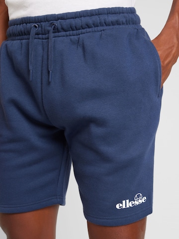 ELLESSE Regular Workout Pants 'Molla' in Blue