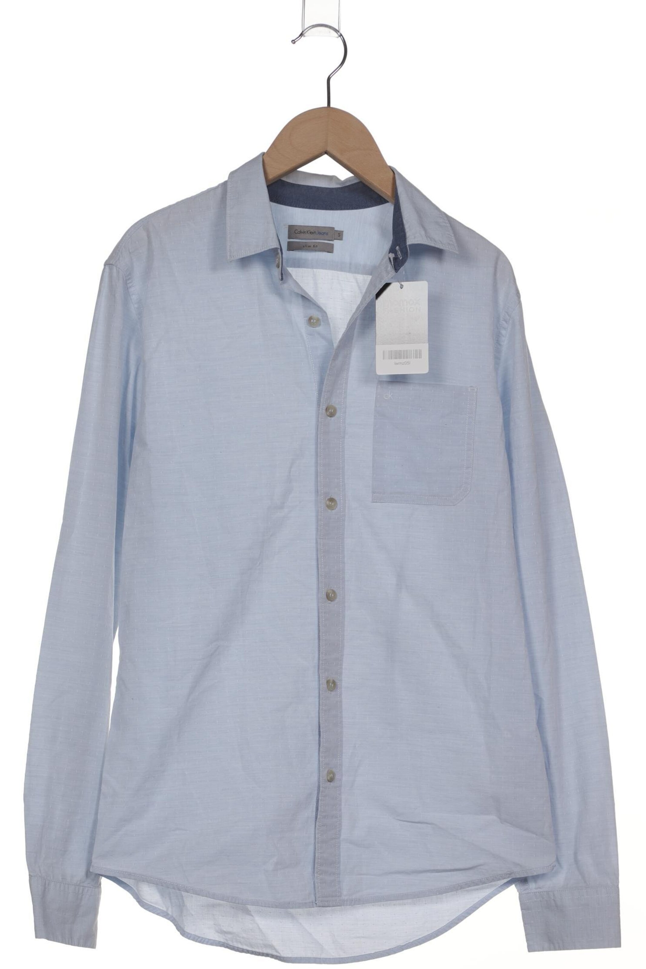 Calvin Klein Jeans Hemd S in Blau: Vorderseite