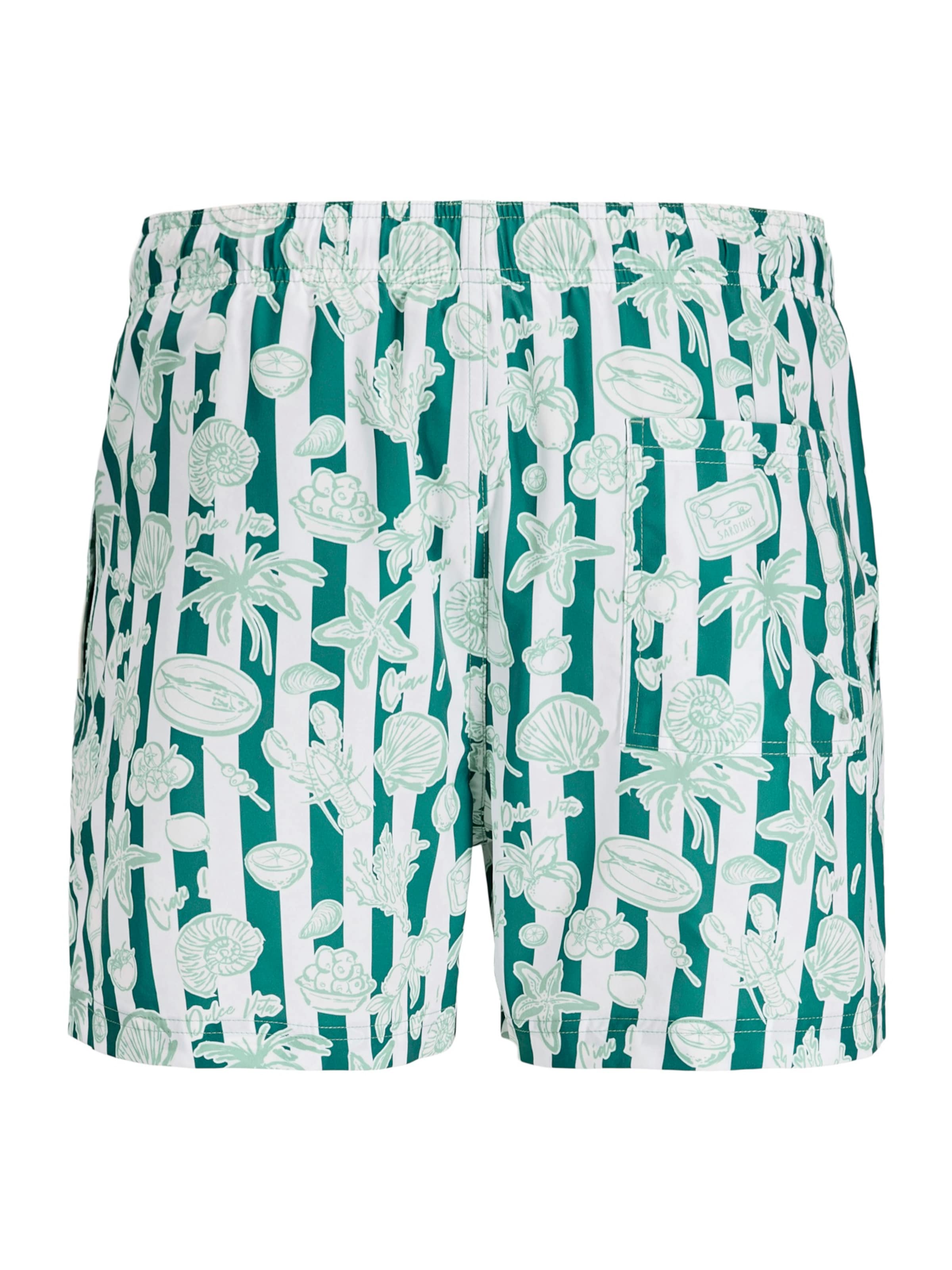 JACK & JONES Swimming shorts 'JPSTMAUI' in Green