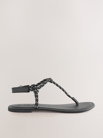 Next - Sandalias de dedo 'Forever Comfort' en negro