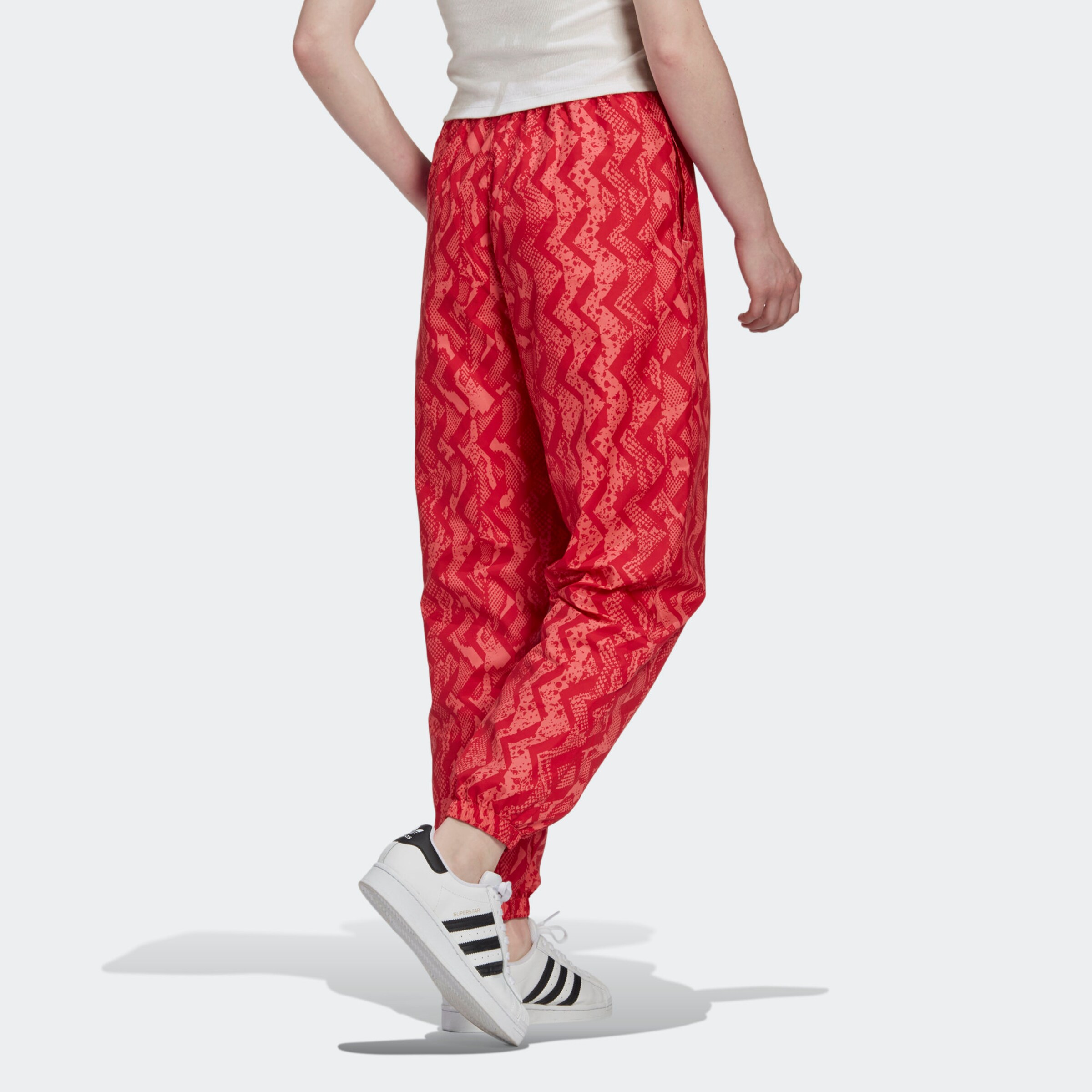 Femme Pantalon ADIDAS ORIGINALS en Rouge 
