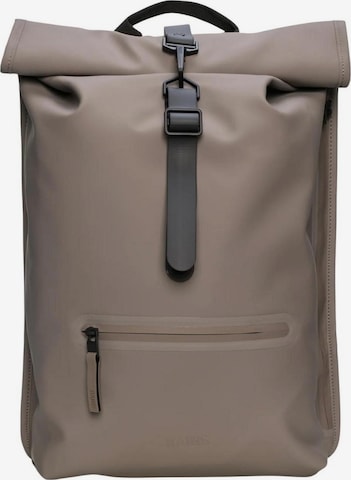 RAINS - Mochila 'Rotop Rucksck W3 UNISEX 13320' en gris: frente