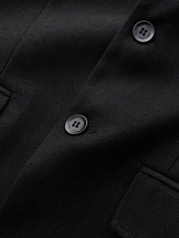 Coupe regular Veste de costume Ombre en noir