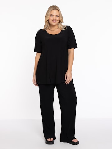 Yoek Loose fit Pants 'Pleated' in Black